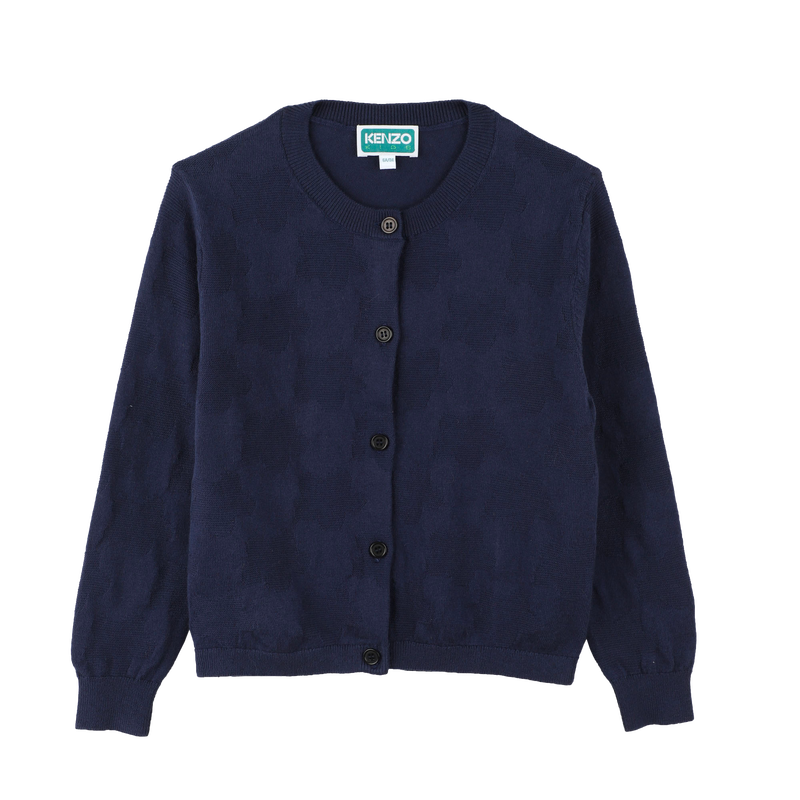 Effen vestje met knopen KENZO KIDS 
                        MEISJE
