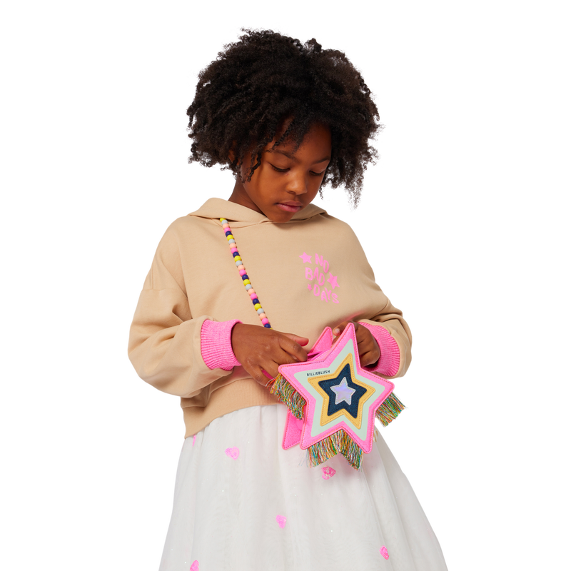 Bi-materiaal jurk BILLIEBLUSH 
                        GIRL