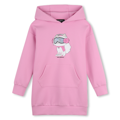 Hoody jurk KARL LAGERFELD KIDS GIRL