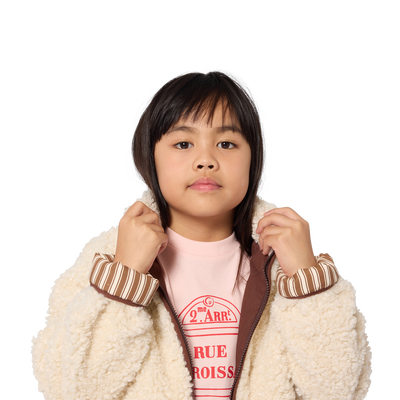 T-shirt met lange mouwen KIDS AROUND GIRL