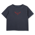 T-shirt met korte mouwen, MARINE, hi-res