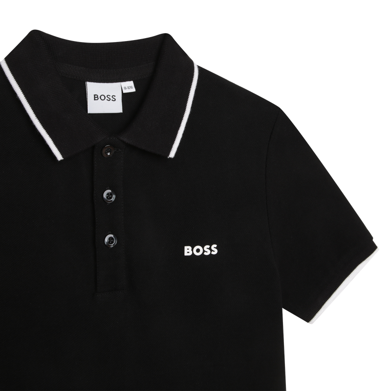 POLOSHIRT MET KORTE MOUWEN BOSS 
                        BOY
