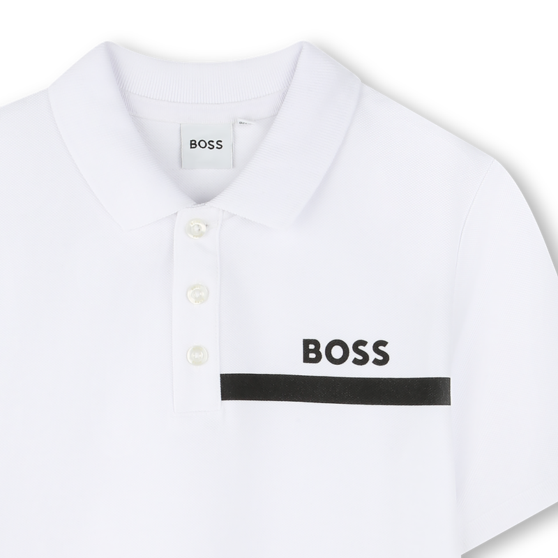 POLOSHIRT MET KORTE MOUWEN BOSS 
                        BOY