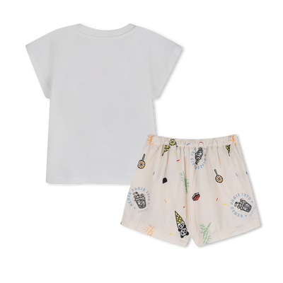 SET T-SHIRT EN KORTE BROEK KENZO KIDS BOY