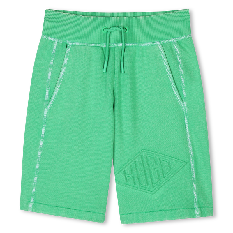 Fleece joggingbermuda HUGO 
                        BOY