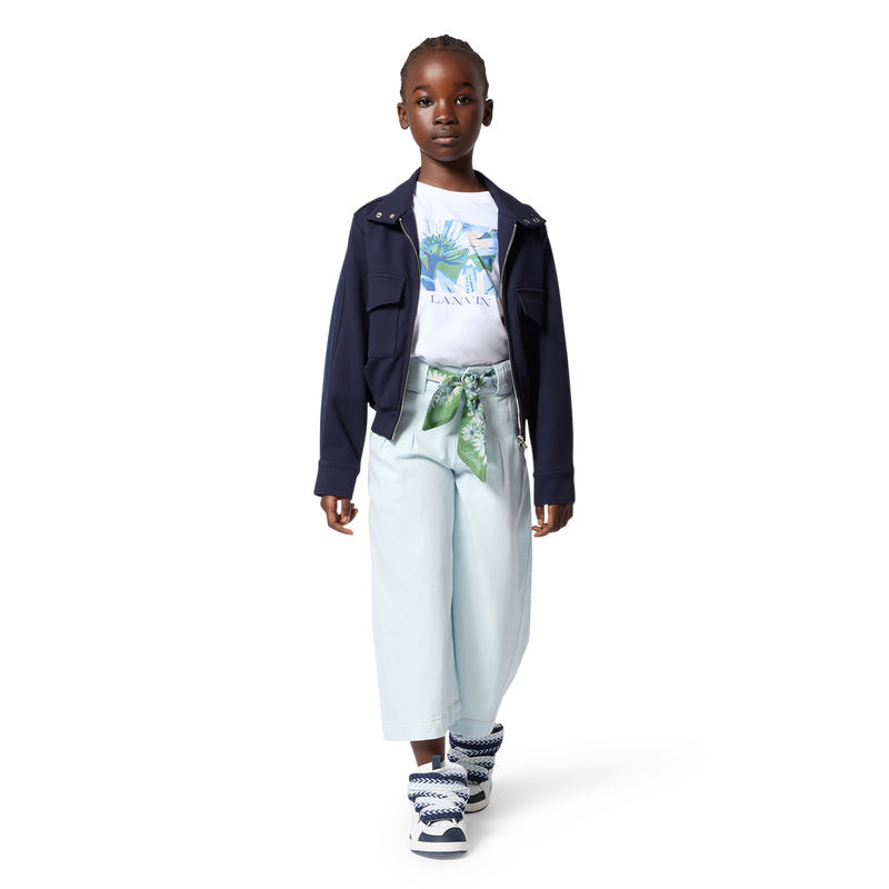 BROEK MET WIJDE PIJPEN LANVIN 
                        GIRL