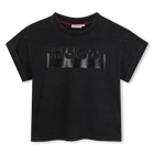 T-shirt met korte mouwen, ZWART, hi-res