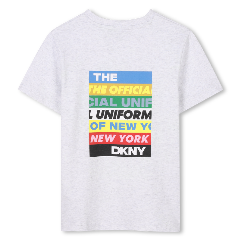 Katoenen T-shirt korte mouwen DKNY 
                        BOY