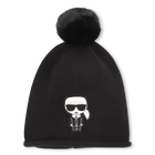 Gebreide muts KARL LAGERFELD KIDS 
                    GIRL