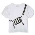 T-shirt met fantasiemouwen MARC JACOBS 
                    GIRL