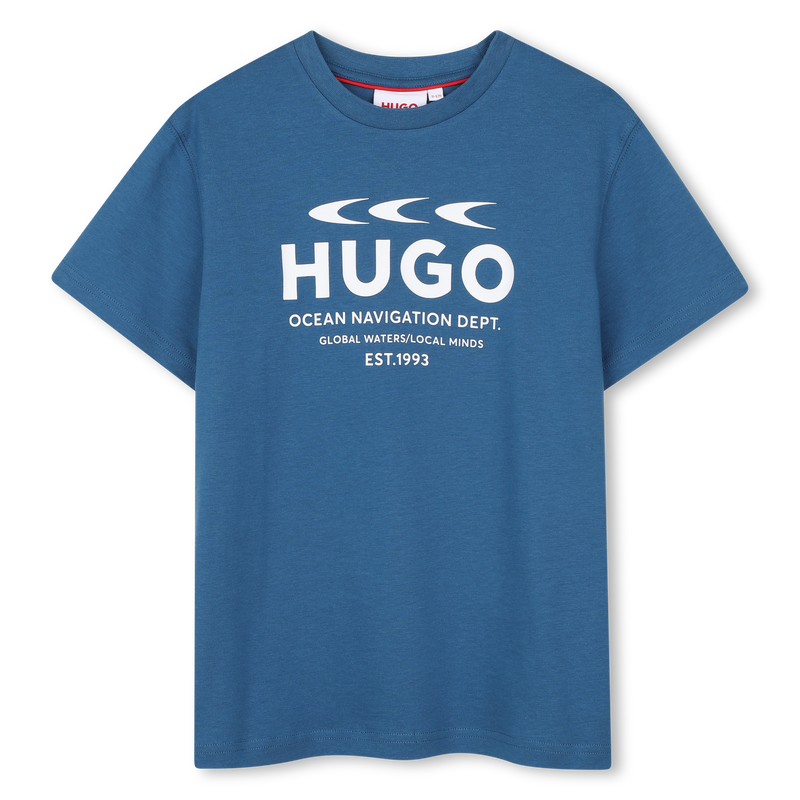 T-shirt met korte mouwen HUGO 
                        BOY