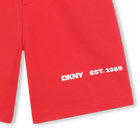 Bermuda van fleece katoen DKNY 
                    BOY