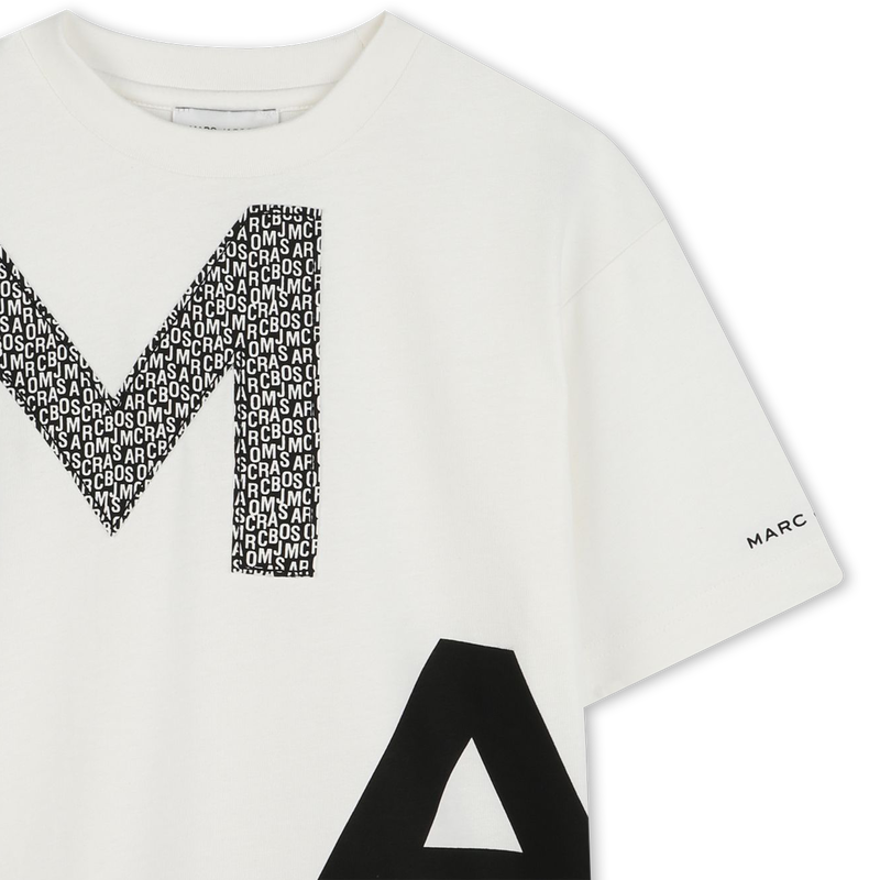 Tweekleurig katoenen T-shirt MARC JACOBS 
                        BOY