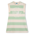 Gestreepte jurk KENZO KIDS 
                    GIRL