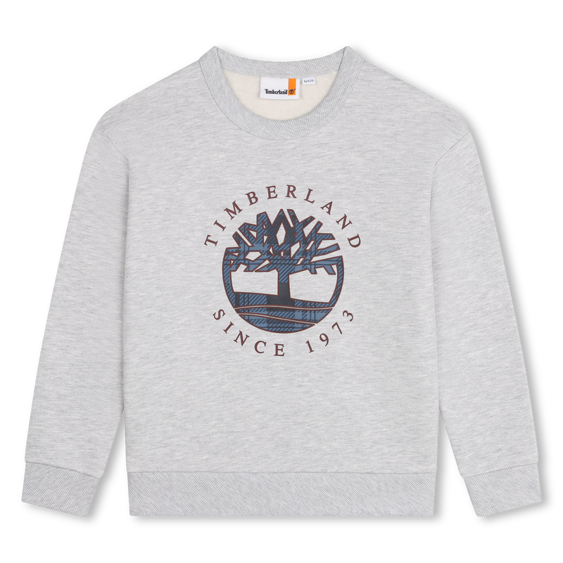 Sweatshirt van geruwde fleece TIMBERLAND 
                        BOY
