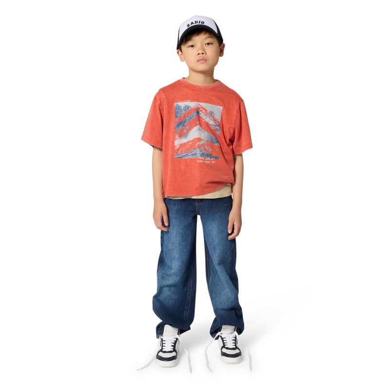 DENIM BROEK MET WIJDE PIJPEN ZADIG & VOLTAIRE 
                        BOY