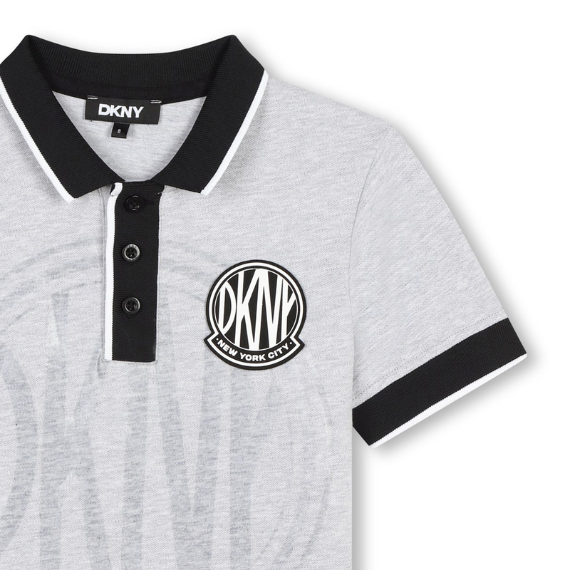 Polo van piqu&eacute; met korte mouw DKNY 
                        BOY