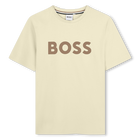 T-shirt met korte mouwen, ZAND, hi-res