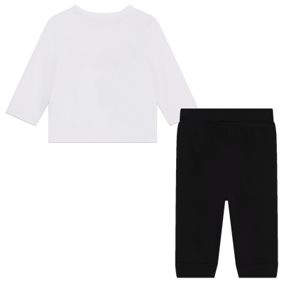 Set van T-shirt en broek KARL LAGERFELD KIDS BOY