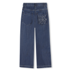 Soepele broek met wijde pijpen DKNY 
                    GIRL