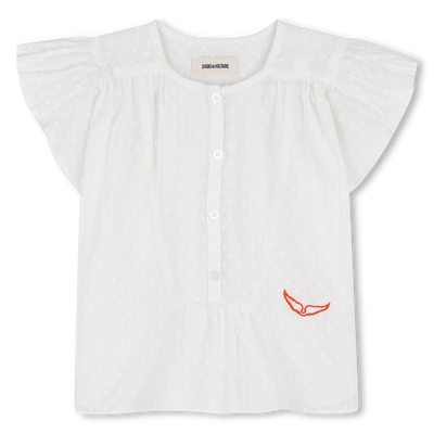 BLOUSE MET KORTE MOUWEN ZADIG & VOLTAIRE GIRL