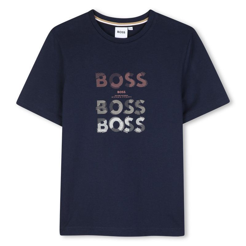 T-shirt met korte mouwen BOSS 
                        BOY