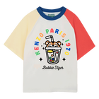 T-shirt met mouwen en contrasterende kraag KENZO KIDS 
                    BOY
