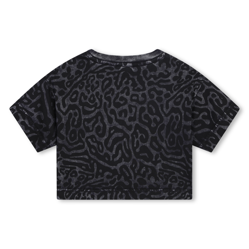 Katoenen T-shirt met print HUGO 
                        GIRL