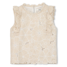 T-shirt met bloemenborduursel CHLOE 
                    GIRL