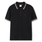 Poloshirt met korte mouwen, ZWART, hi-res