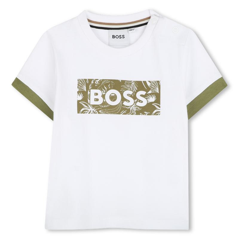T-shirt met korte mouwen BOSS 
                        BOY