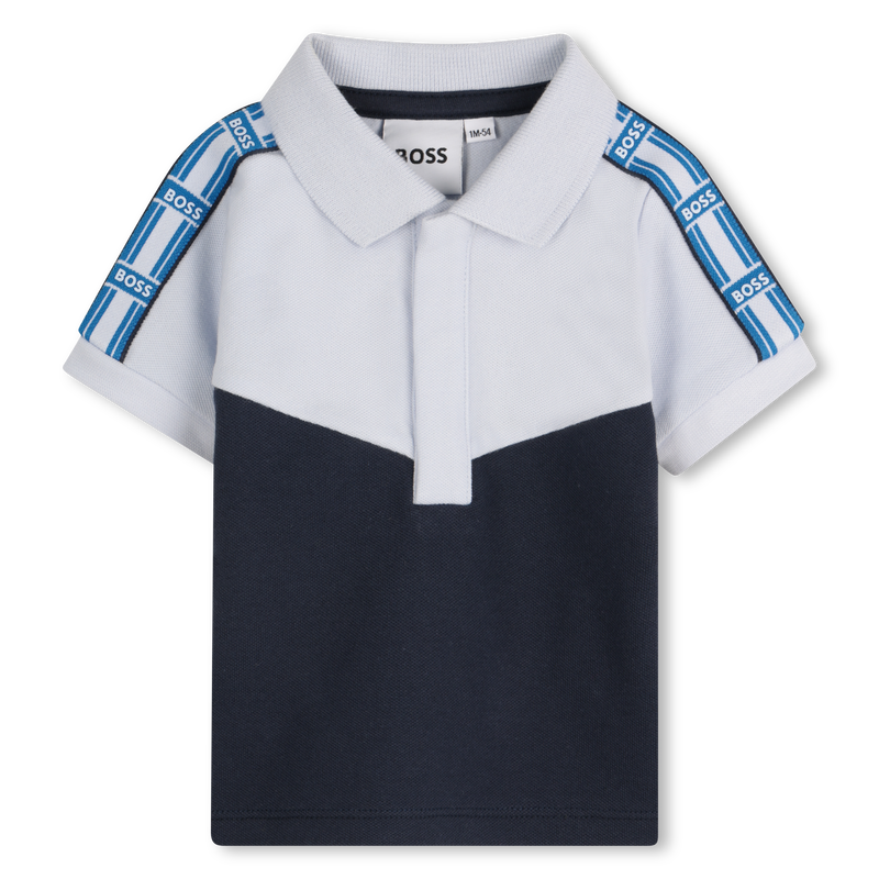 Polo met logostroken BOSS 
                        BOY