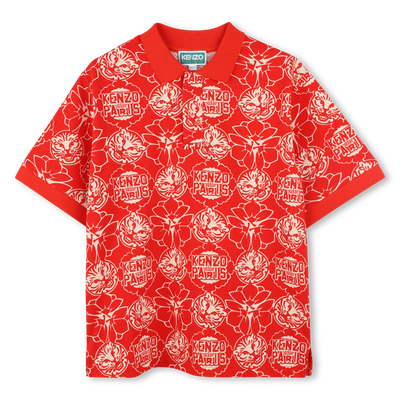 Polo van piqu&eacute;katoen KENZO KIDS BOY