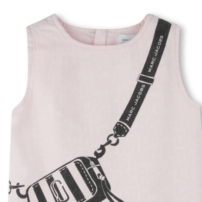 Mouwloze jurk van katoen MARC JACOBS 
                        GIRL