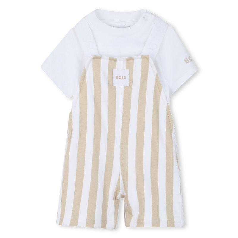 OVERALLS + T-SHIRT SET BOSS 
                        BOY