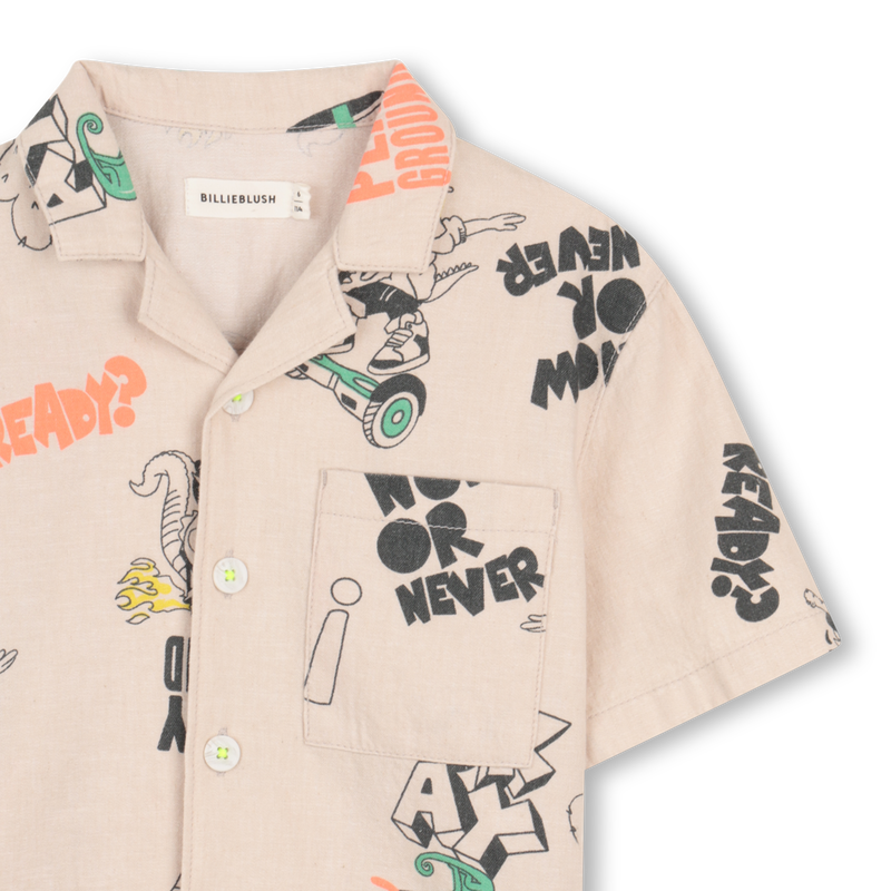OVERHEMD MET KORTE MOUWEN BILLIEBLUSH 
                        BOY