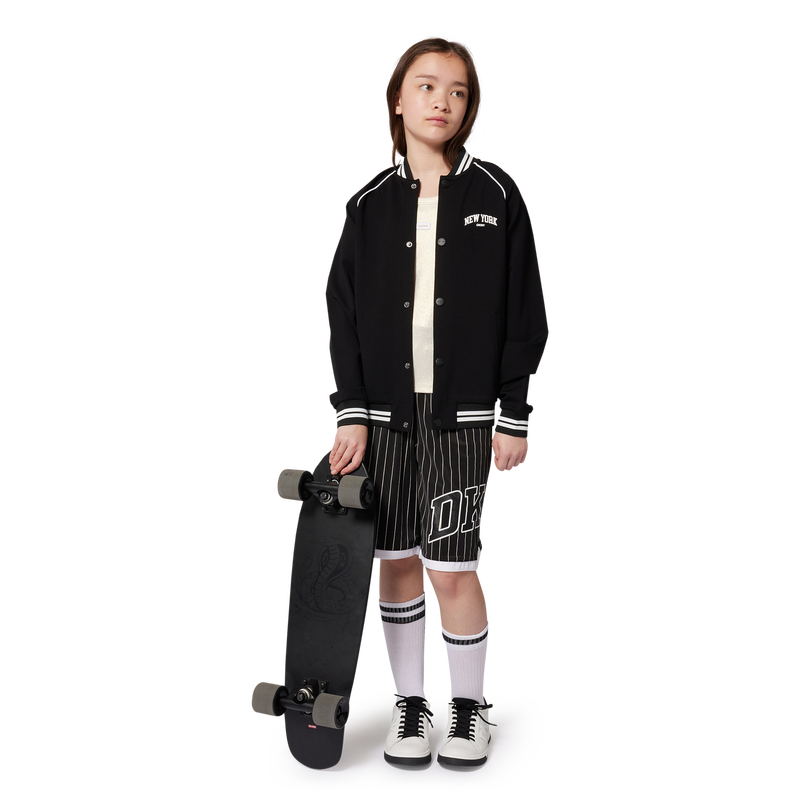 Jas met drukknopen en logo DKNY 
                        UNISEX