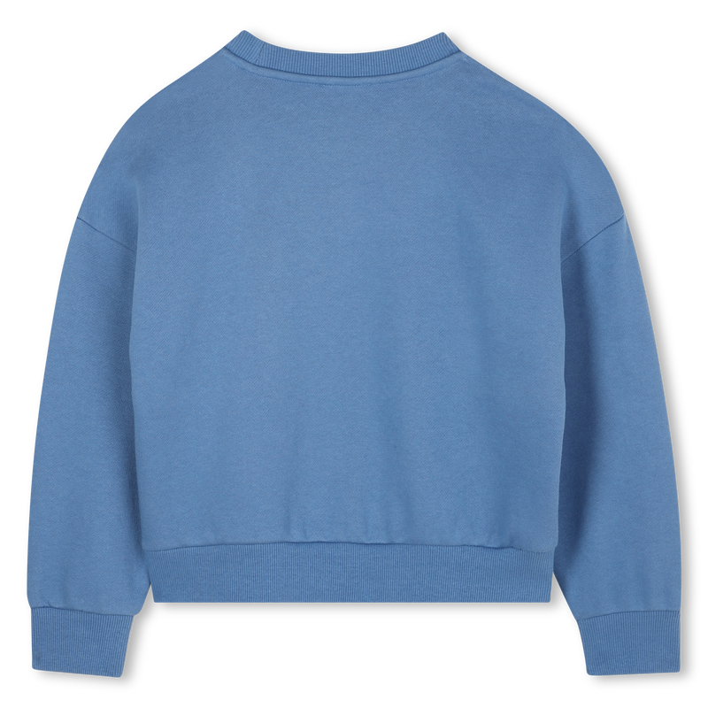 Ongeborsteld fleece sweatshirt KENZO KIDS 
                        GIRL