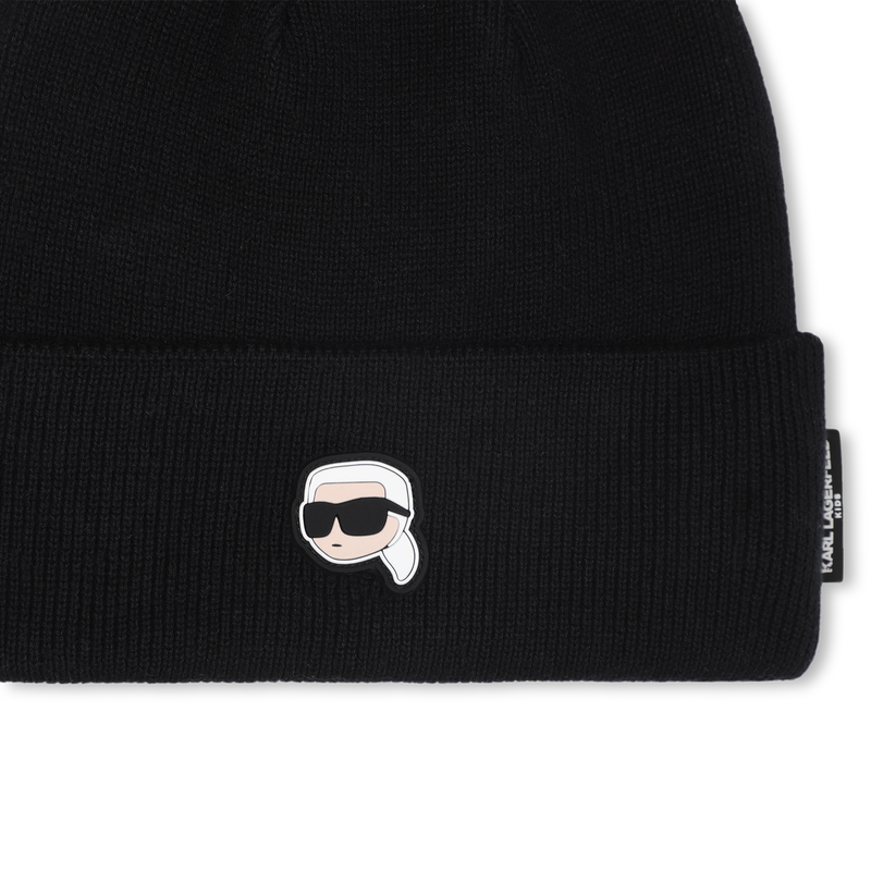 Gebreide muts KARL LAGERFELD KIDS 
                        BOY