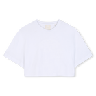 T-shirt met korte mouwen, WIT, hi-res