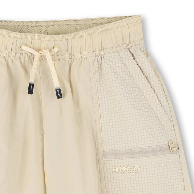 Bermuda met elastische taille HUGO 
                        JONGEN