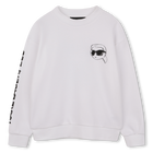 Sweater met print, WIT, hi-res