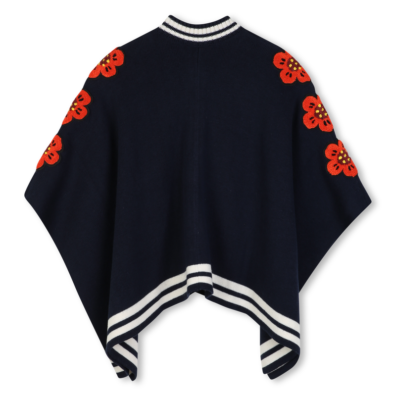 Gebreide cape KENZO KIDS 
                        GIRL