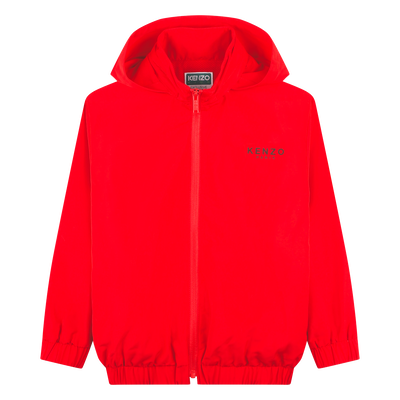 Windjack met illustratie KENZO KIDS UNISEX