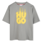 Katoenen T-shirt, korte mouwen HUGO 
                    BOY