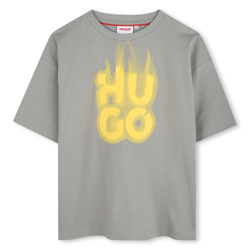 Katoenen T-shirt, korte mouwen HUGO 
                        BOY