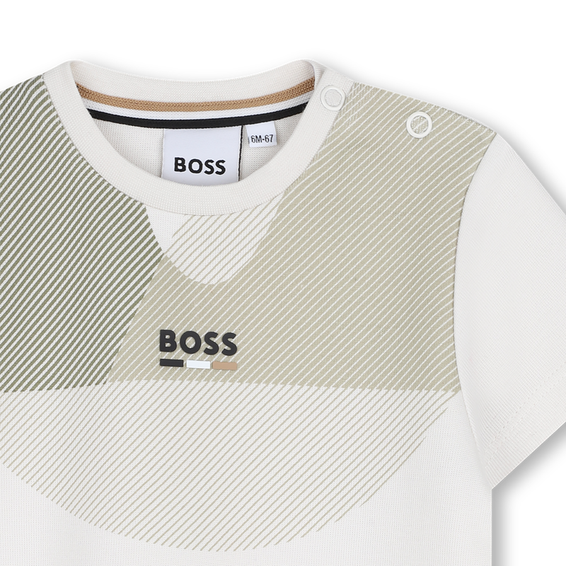 T-shirt met korte mouwen BOSS 
                        BOY