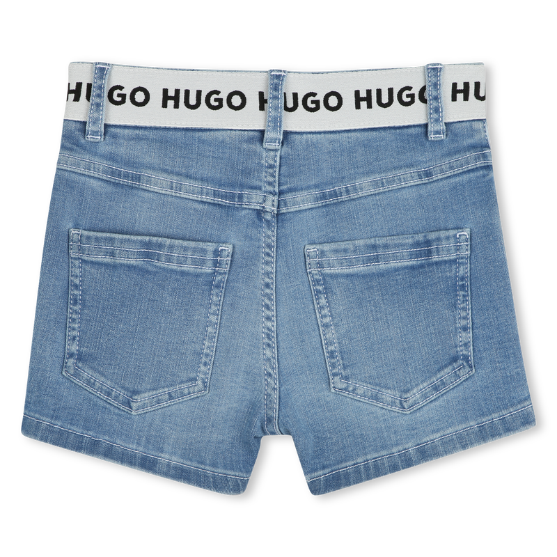Short met zakken in jeansstof HUGO 
                        GIRL