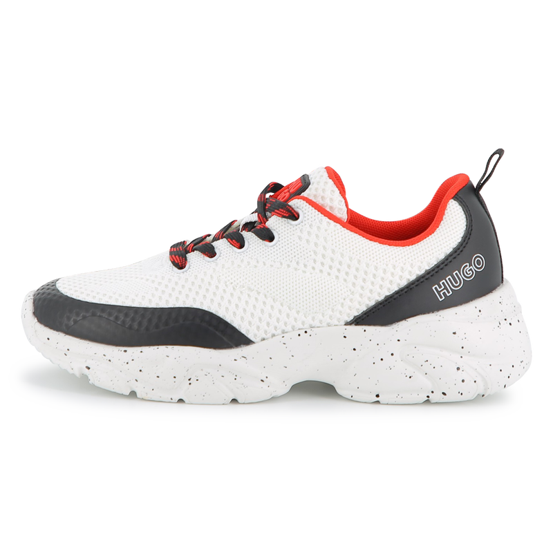 SNEAKERS MET VETERS HUGO 
                        BOY