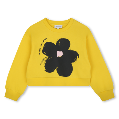 Sweatshirt van fleecekatoen MARC JACOBS GIRL